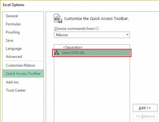 [Quick Tip] How to Select 500 cells/rows in Excel (with a single click)