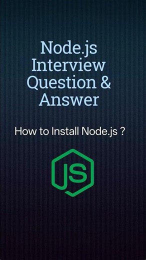Install Node js in Just 30 Seconds!