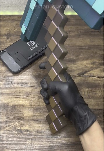 Custom Nintendo Switch For steve's lava chicken #minecraft @Minecraft