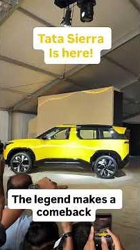Tata Sierra Is Finally Here!