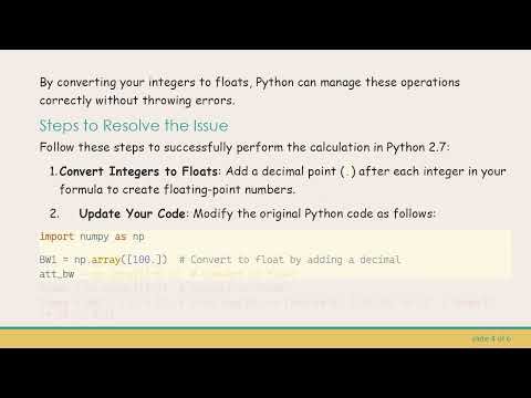 How to Raise Integers to Negative Powers in Python 2.7
