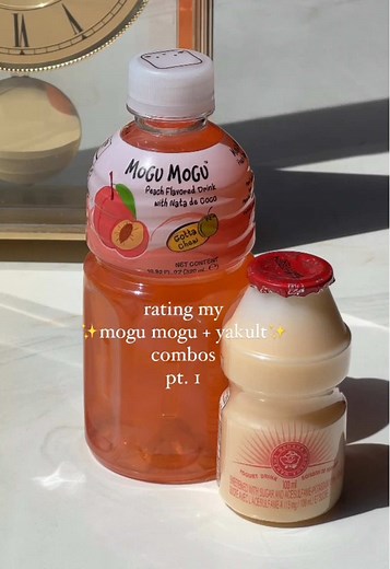 Rating Mogu Mogu and Yakult Drink Combinations