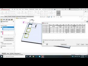 Solidworks Tutorial 14: Variable Pattern in the Solidworks