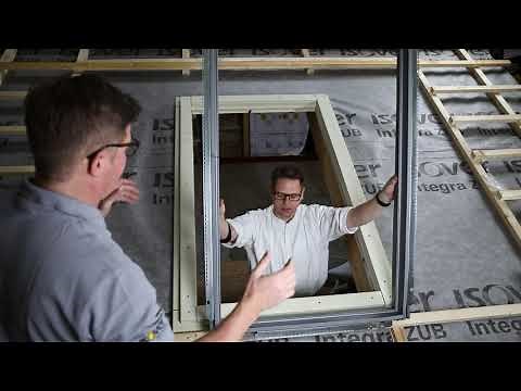 VELUX Dachflächenfenster einbauen - Einbau BGX-Rahmen und Vorbereitung Eindeckrahmen ✔ ISOVER live ★