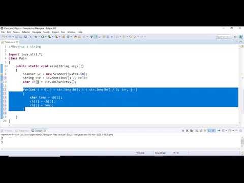 Reverse a String in Java | Java String Program | Beginner Tutorial