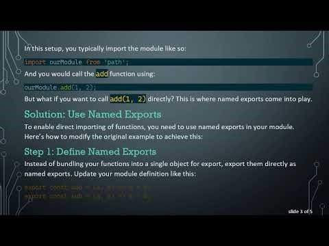 How to Import Functions Directly from a Module in JavaScript