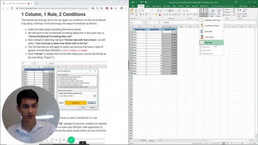 How Do You Do Conditional Formatting with 2 Conditions? | Excelchat