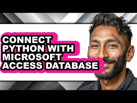 How to Connect Python with Microsoft Access Database (easy Method)