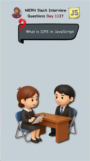 What is IIFE in JavaScript? | Interview Concept in 30 Seconds 🔥 #shorts #js