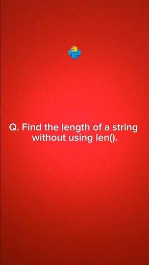 Find String Length Without len() 😲 | Python Trick for Beginners#ytshorts #shorts #trending #viral.