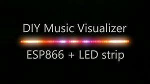 Led music visualizer spectrum effect