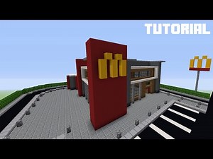 Minecraft Tutorial: How To Build McDonalds (Modern)