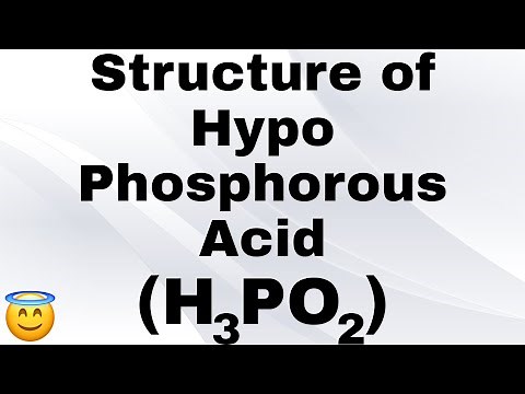 Structure of H3PO2 | Hypo Phosphorous Acid | Oxyacids of Phosphorus | Inorganic Chemistry