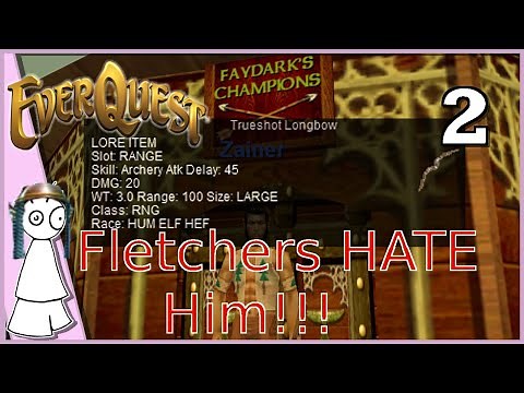 Let's Play Everquest! P99 Green Server, Ranger! (Ep. 2), Easy Trueshot Longbow!