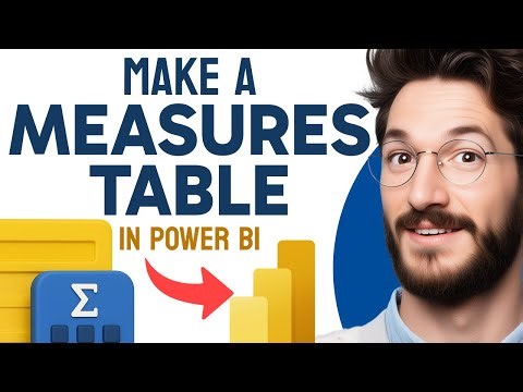 How to CREATE a MEASURES TABLE in Power BI (Step by Step)