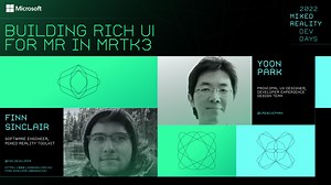 Building Rich UI for MR in MRTK3