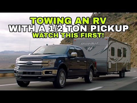Towing a Travel Trailer RV with a 1/2 ton Pickup! Watch this!