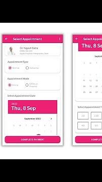 Doctor Appointment Booking Android App made with Kotlin and Firebase.