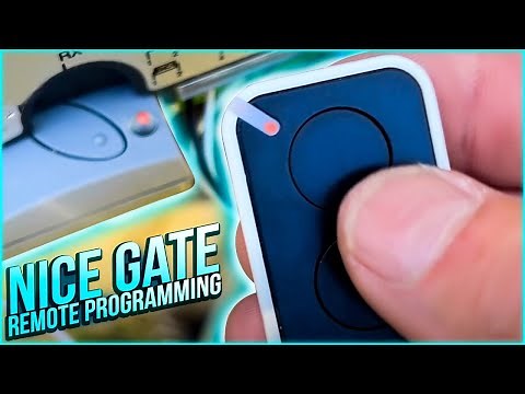 [107] NICE gate remote programming