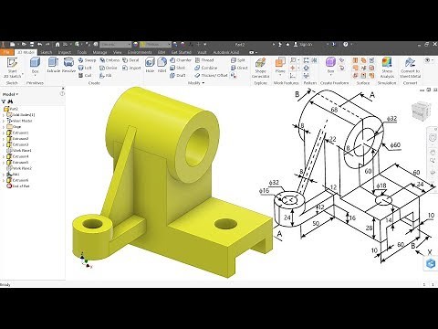 Autodesk Inventor Tutorial For Beginners Exercise 6