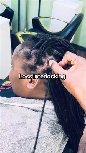 Learn how the interlocking locs retouch works