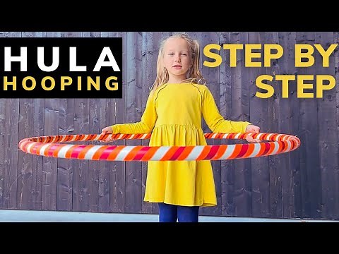 How to Hula Hoop? 🌞🧡🌞 Tutorial for Kids