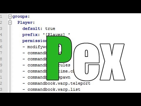 Bukkit: PermissionsEX - How to Set Up and Configure