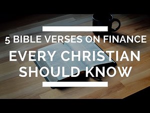 5 Bible Verses on Finance that EVERY Christian Should Know!