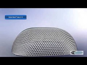 Solid-Multi Tube on a surface modeled in SolidWorks and GW3D