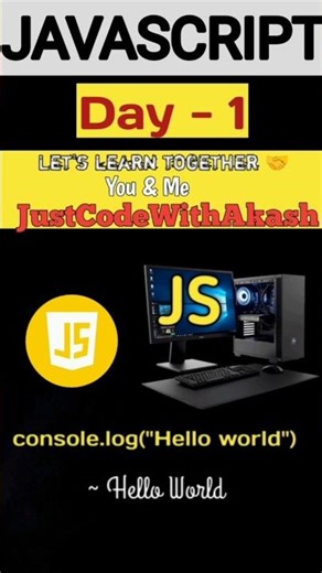 JavaScript Tutorial for beginners | Day - 1