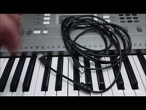 MIDI connection Yamaha PSR