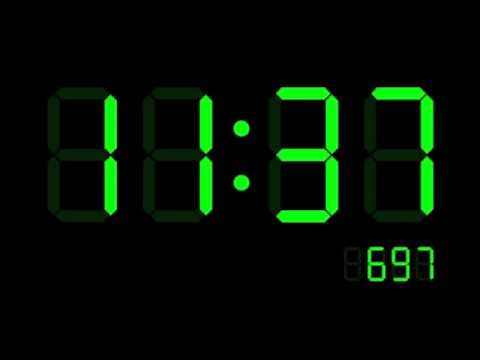 Ticking Digital Clock