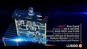 Integrating the LU600 with LiveU’s advanced 4K HEVC hardware encoder allows professional broadcasters to benefit from unparalleled video performance with extreme bandwidth efficiency. | LiveU