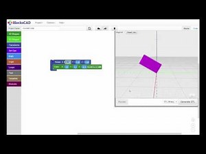 BlocksCAD Training Video: Rotation Basics