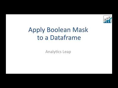 How to apply Boolean mask in dataframes | Python for beginners | Python Tutorials | Analytics Leap