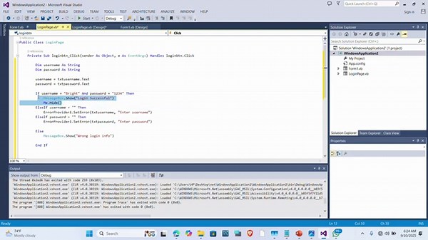 How to Create a Login Page in Visual Basic (Step by Step Tutorial)