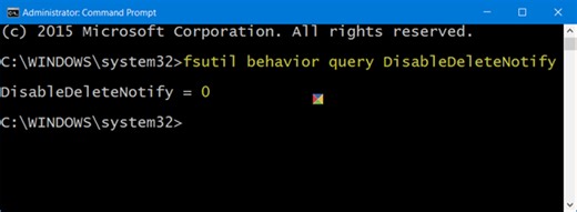 How to check, disable, enable TRIM support in Windows 11