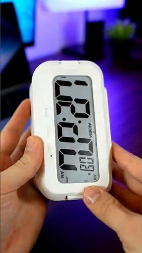 Best Cordless Alarm Clock! ⏰ Smart Night Light & Temp Display