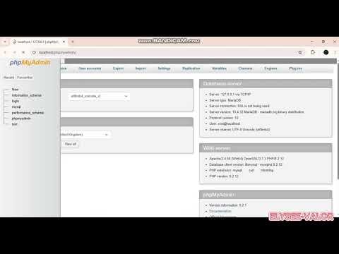 HOW TO CREATE DATABASE BY USING XAMPP ELYSEE-VALOR[ And how to Download xampp]