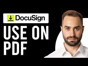 How To Use DocuSign on PDF (Use Electronic Signatures to Sign a PDF)