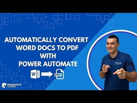 How To Automatically Convert Word Docs to PDF with Power Automate