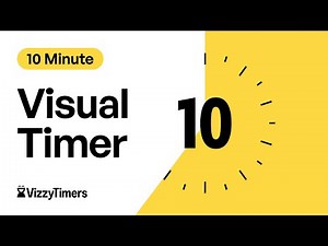 10 Minute Visual Countdown Timer For Classroom, Parents, Kids, ADHD focus, Workouts, by Vizzy Timers