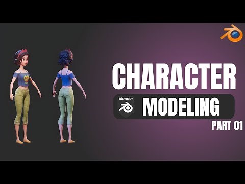 Blender Character Modeling Tutorial - For Beginners - Part 1