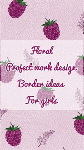 3 Easy BORDER DESIGNS/PROJECT WORK DESIGNS/CORNER AND SIDE BORDER DESIGN #artstudio #assignment