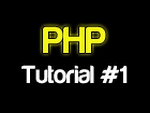 PHP Tutorial 1 - Introduction (PHP For Beginners)