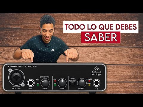 ✅INTERFAZ de audio BEHRINGER U-PHORIA UMC22 ✅| REVIEW ESPAÑOL | OSCAR CAMPOS
