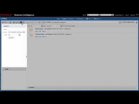 Searching the Catalog Using Oracle BI EE