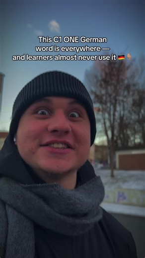 The word: halt No translation. No grammar rule. Pure German mindset. What halt really means: → that’s just how it is → you know how it goes → accept it Learners avoid it Because it feels useless Natives use it EVERY DAY ✅ Real examples: - So ist das halt. → That’s just how it is. - Ich habe halt keine Zeit. → I just don’t have time. - Er ist halt so. → That’s just how he is. 🎯 Why this matters: You can speak perfect German… but without halt, you sound careful, planned, foreign. With it? You sou