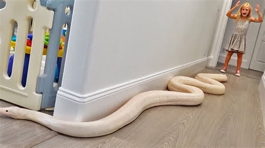 15-foot python found loose indoors