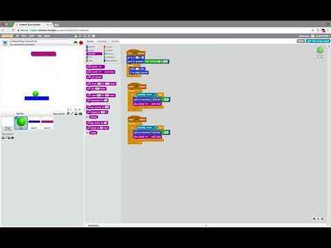 Scratch 2.0 - Create a 2-Player Pong Game (Tutorial)